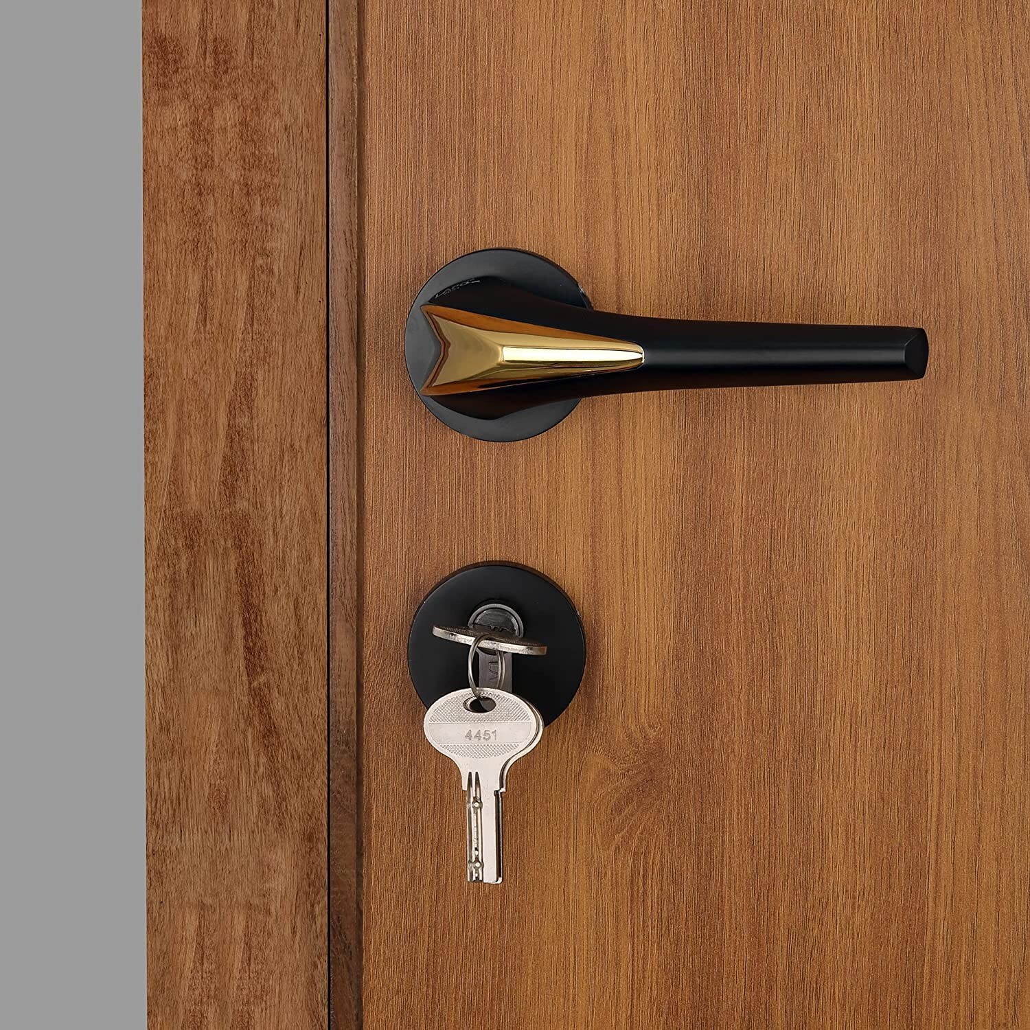 Matte Finish Heavy Duty Mortise Door Lock Set with 4 Latches and Pull Handles