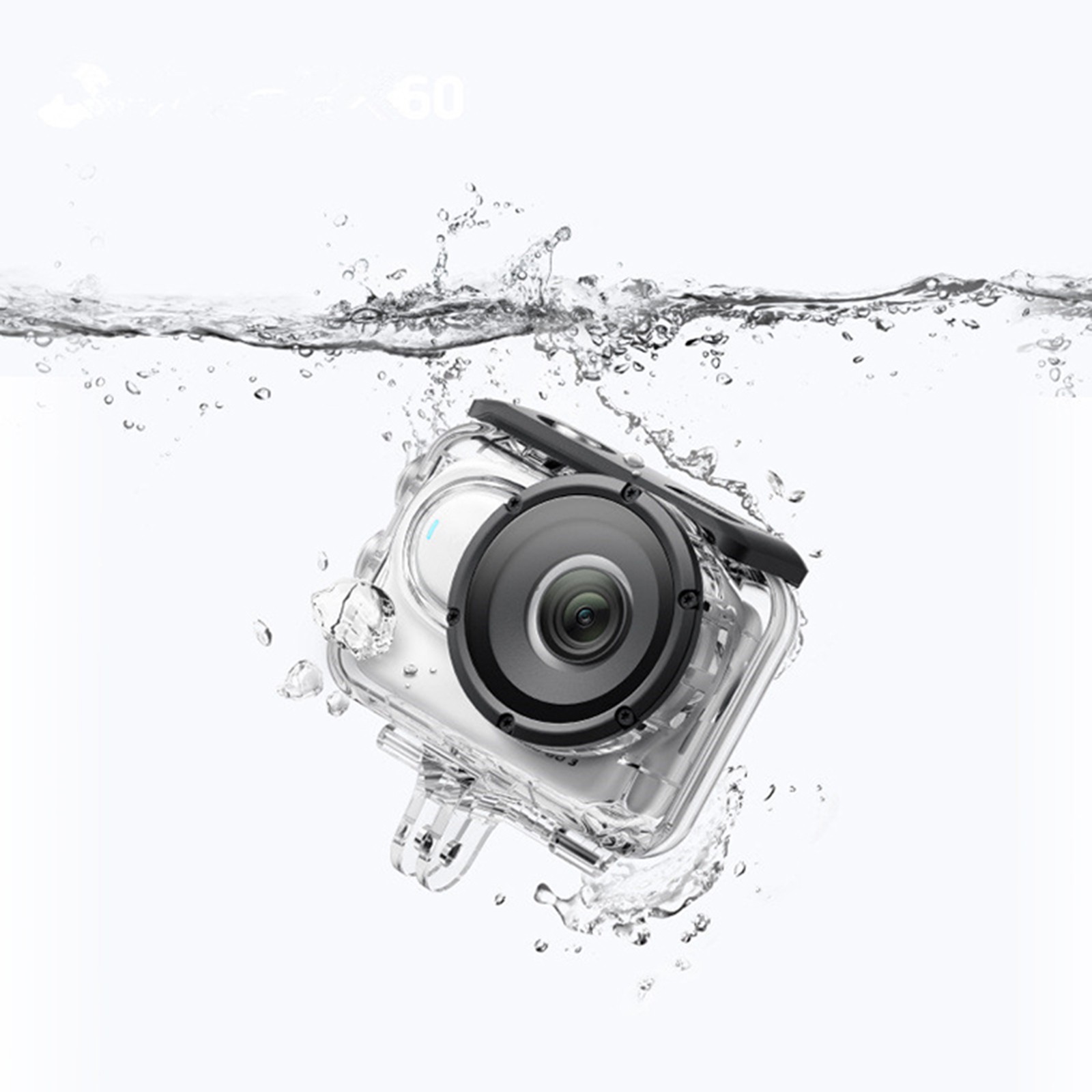 For Insta360 Go3 Sports Camera Transparent Waterproof Case Sports Camera Parts