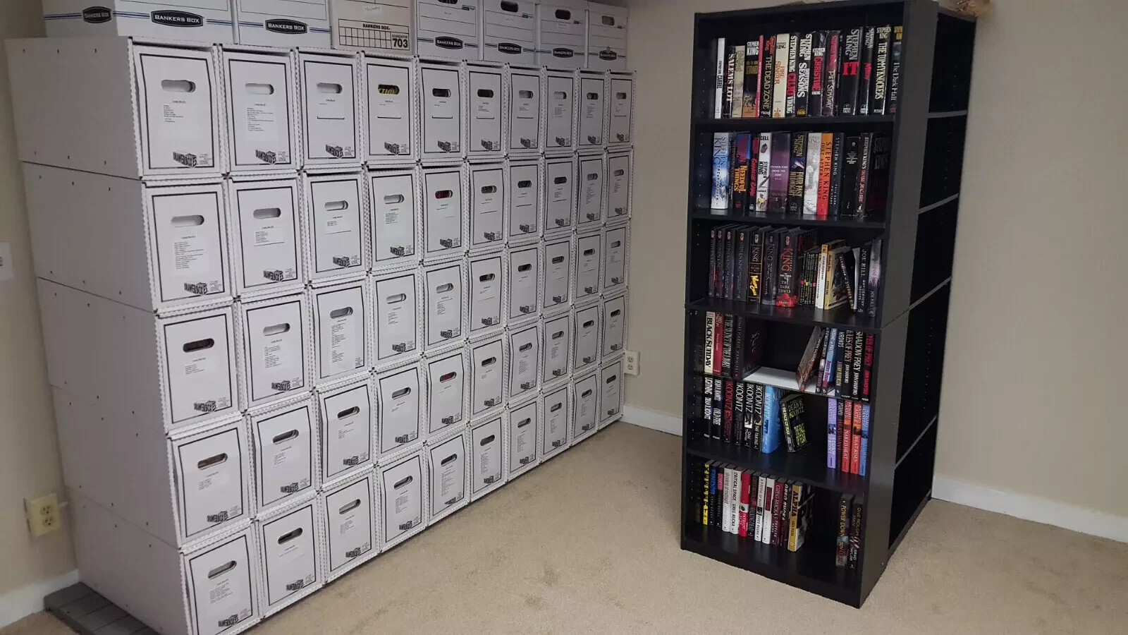 4 Long Comic Book Drawer Boxes Comic House Storage Box with Dividers 235 CT