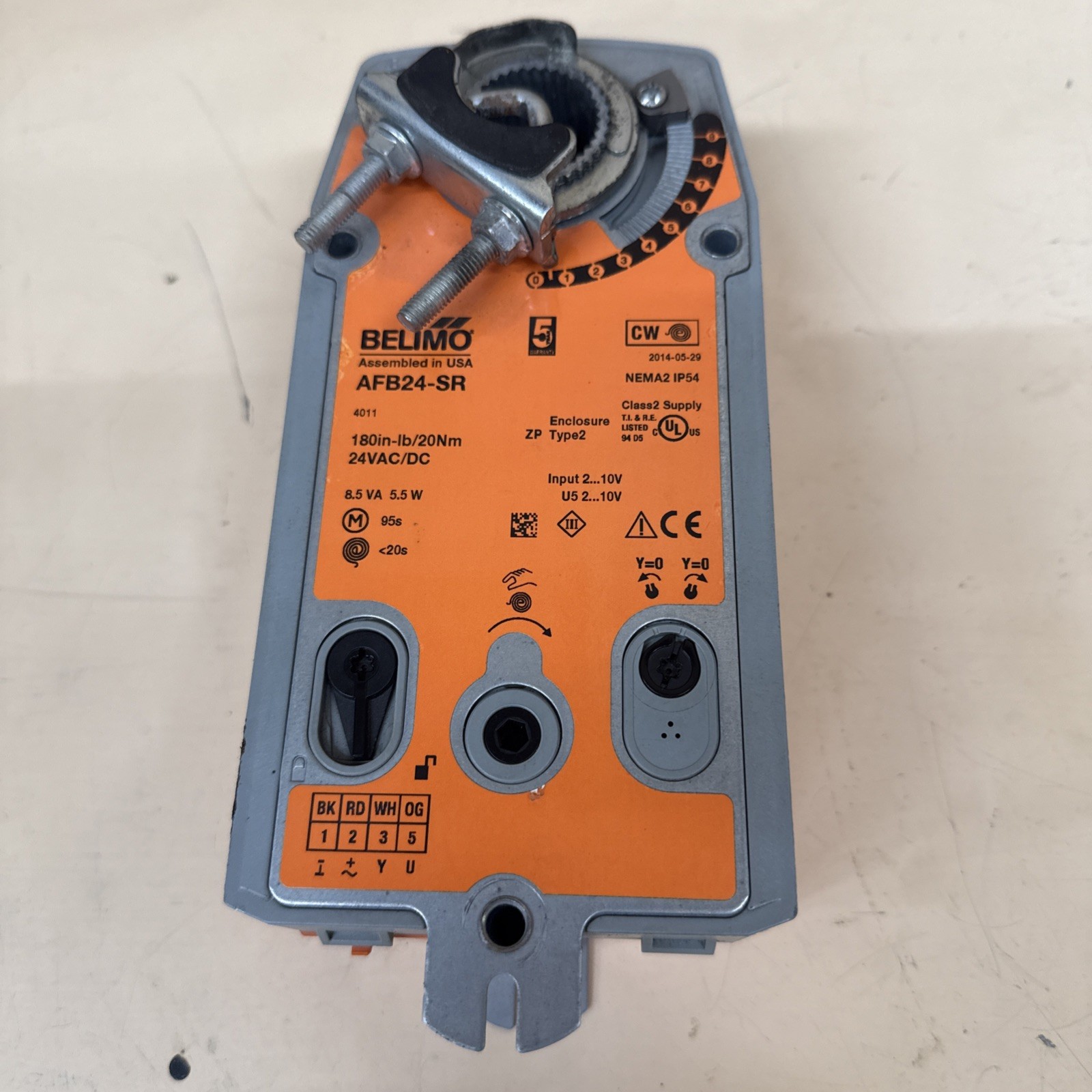 Belimo AFB24-SR Spring Return Fail-Safe Proportional Damper Actuator
