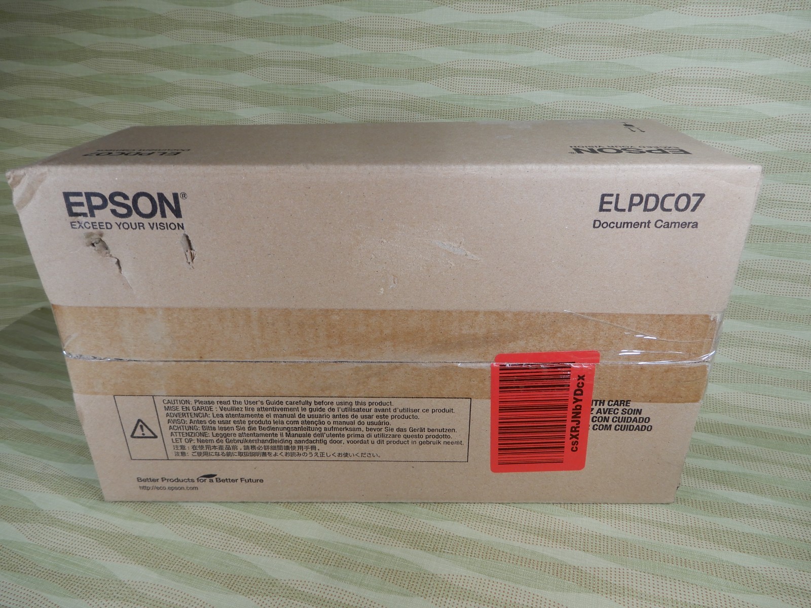 Epson ELPDC07 Document Camera In New In Box