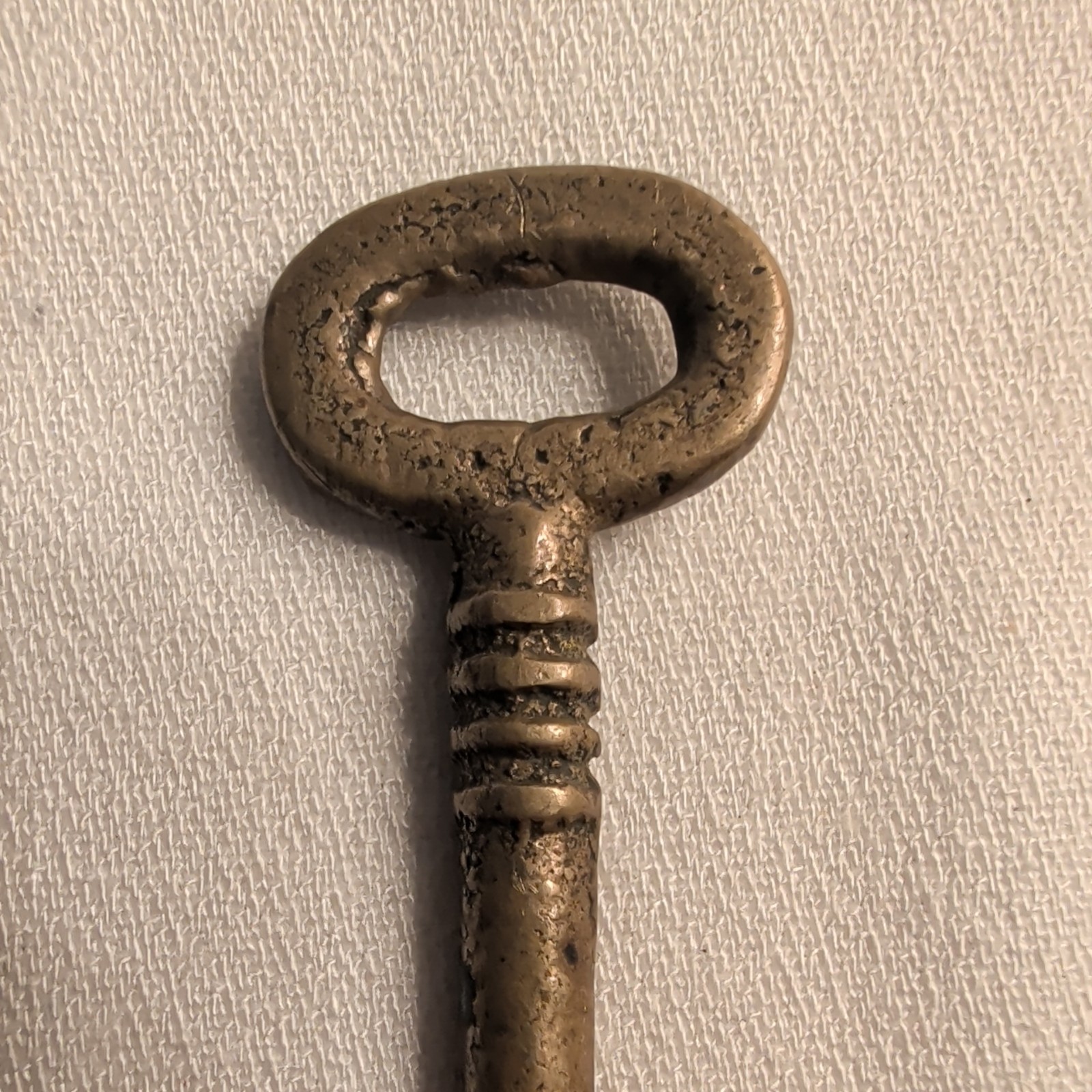 Vintage Brass Skeleton Key, 4.5 inches