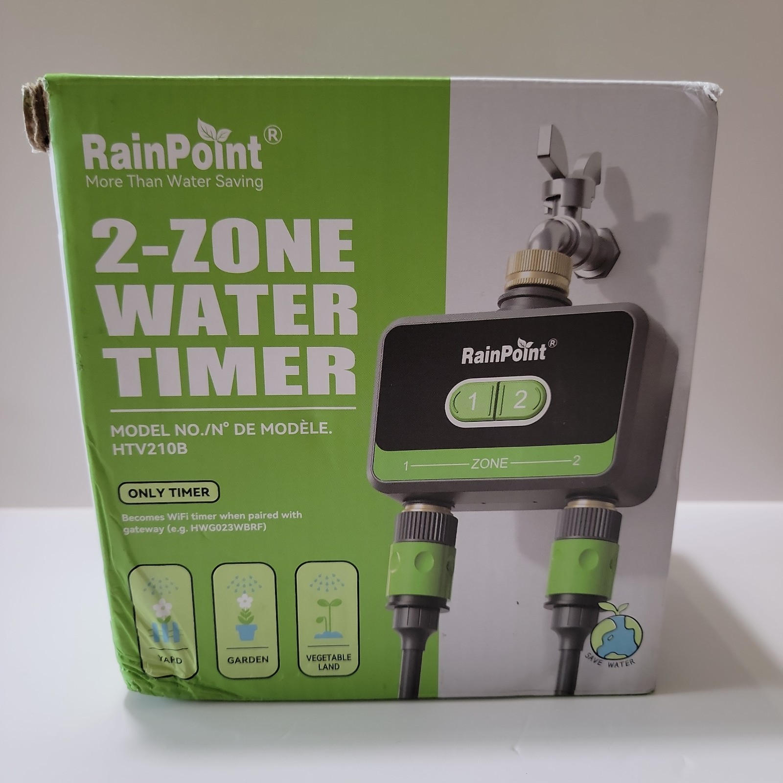 RAINPOINT 2-Zone Water Timer HTV210B Timer Only