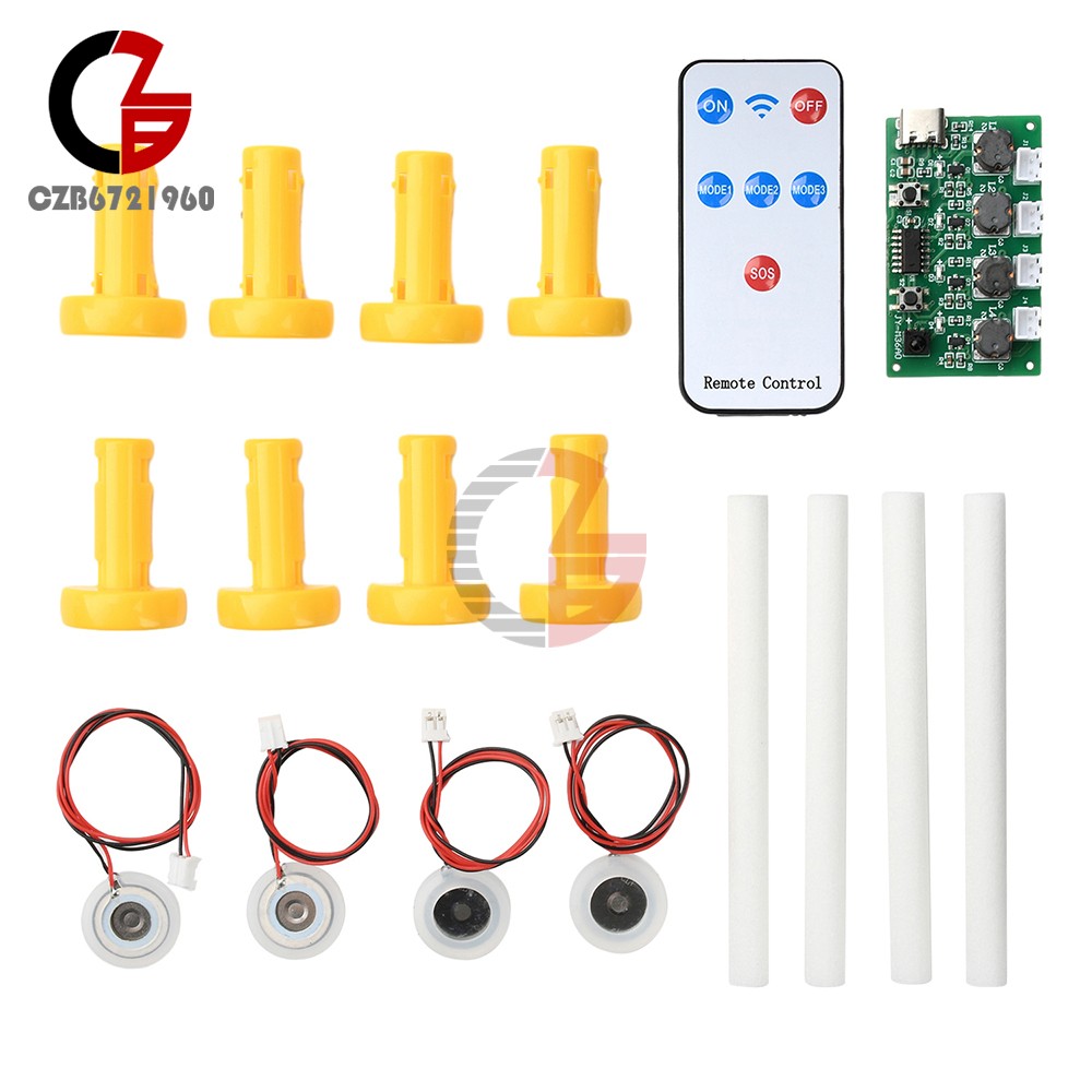DIY Mini Humidifier Remote Control Ultrasonic Mist Maker Atomizing Module Type-C