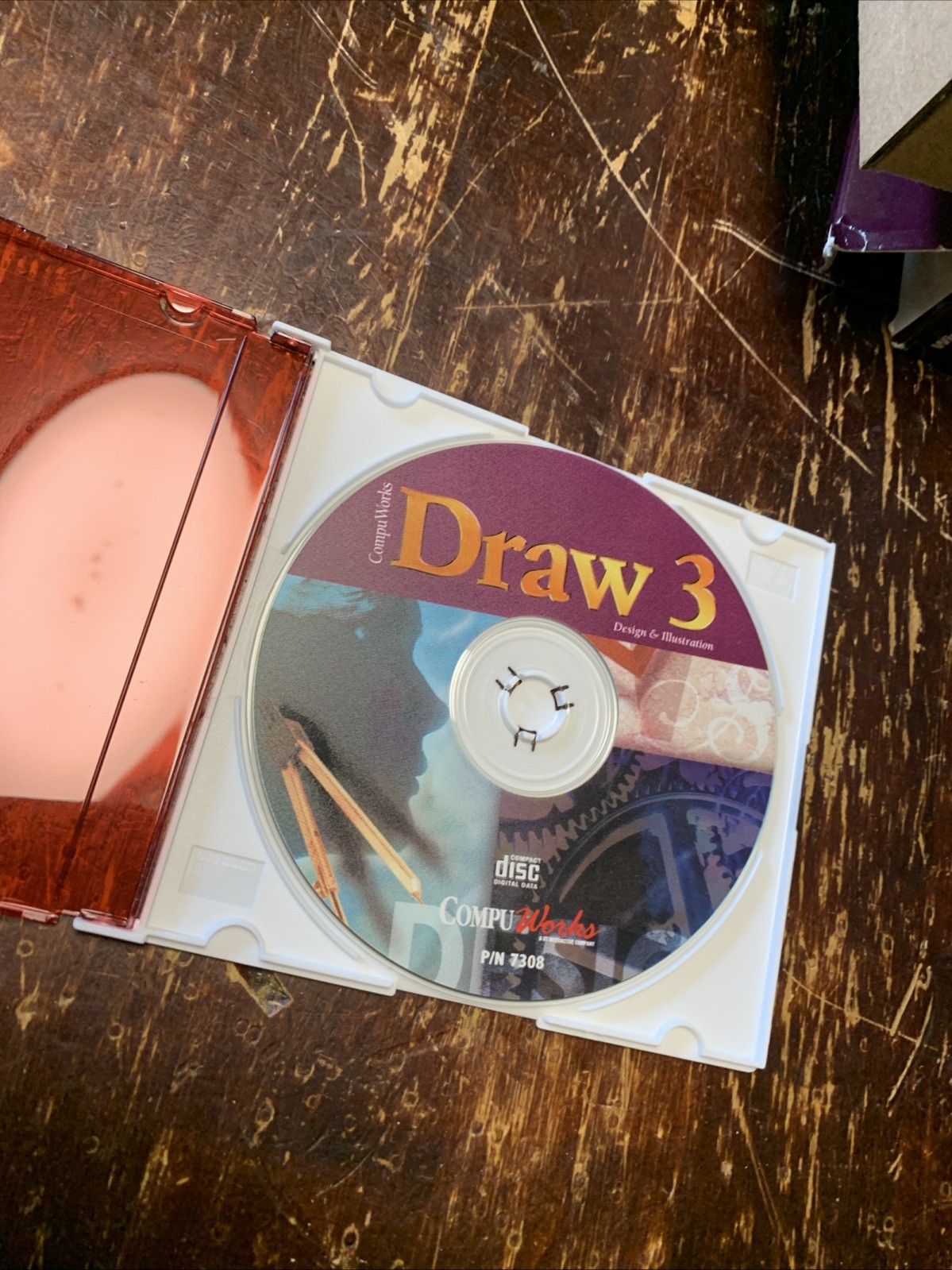 Draw 3 Compu Works - Design & Illustration CD-Rom Disc for Windows PC