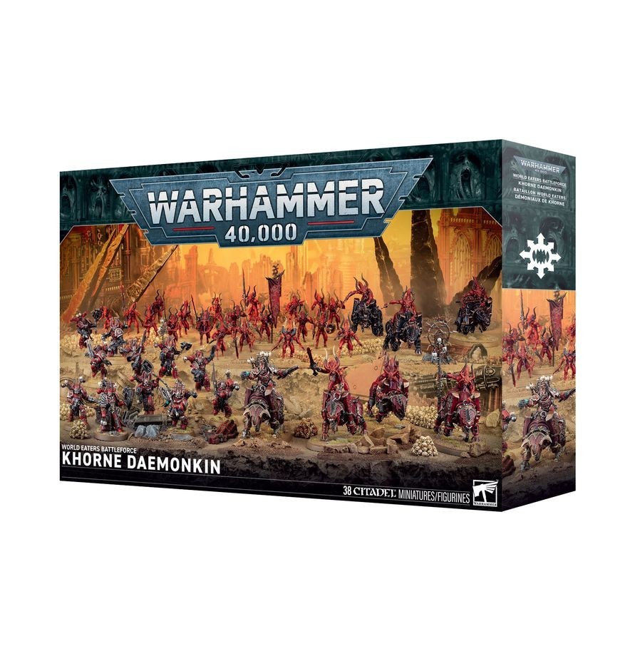 ⚔️WARHAMMER 40K - WORLD EATERS BATTLEFORCE - KHORNE DAEMONKIN -  NIB⚔️