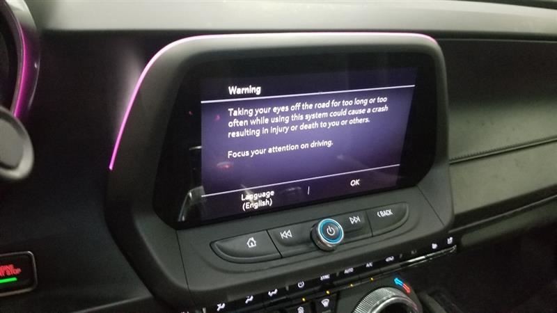 19 CHEVY CAMARO COUPE SRS CONTROL MODULE 13529159