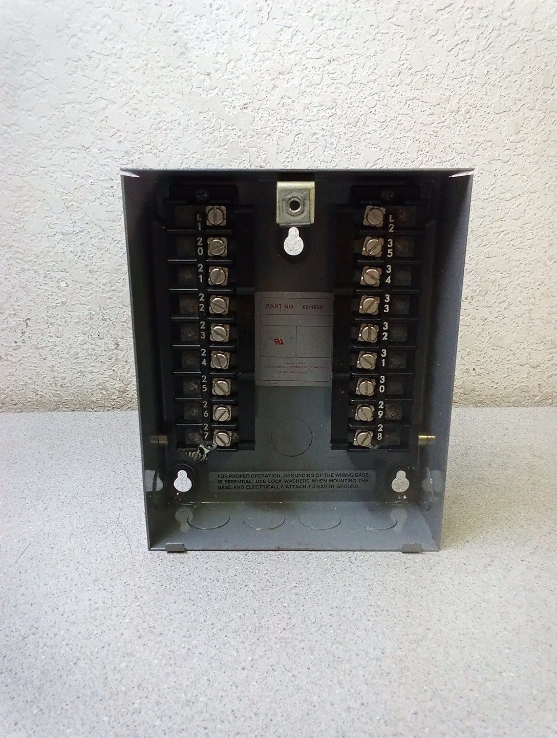 Fireye 60-1950 Expansion Module Wiring Base