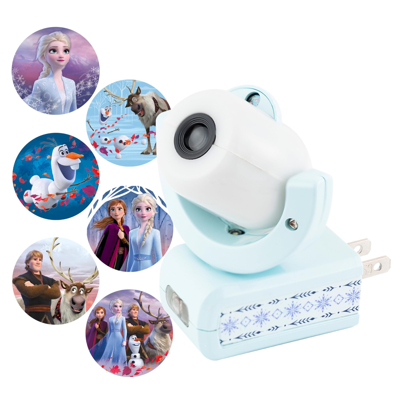Projectables Frozen 2 LED Projector Night Light Elsa Anna Olaf 45028 Plug