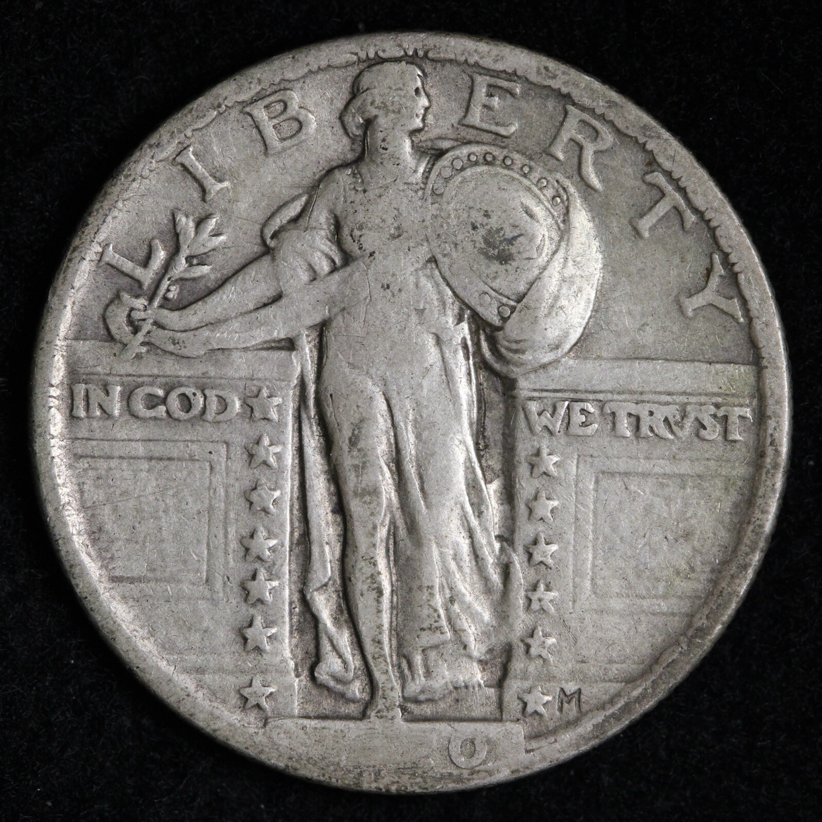 1920 Standing Liberty Silver Quarter FINE E330 TCH