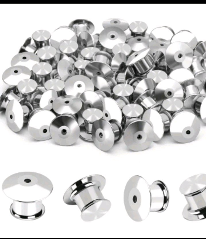 Fuse lock 10 pieces for pins badges. Extremely Safe Biker Cowl Military