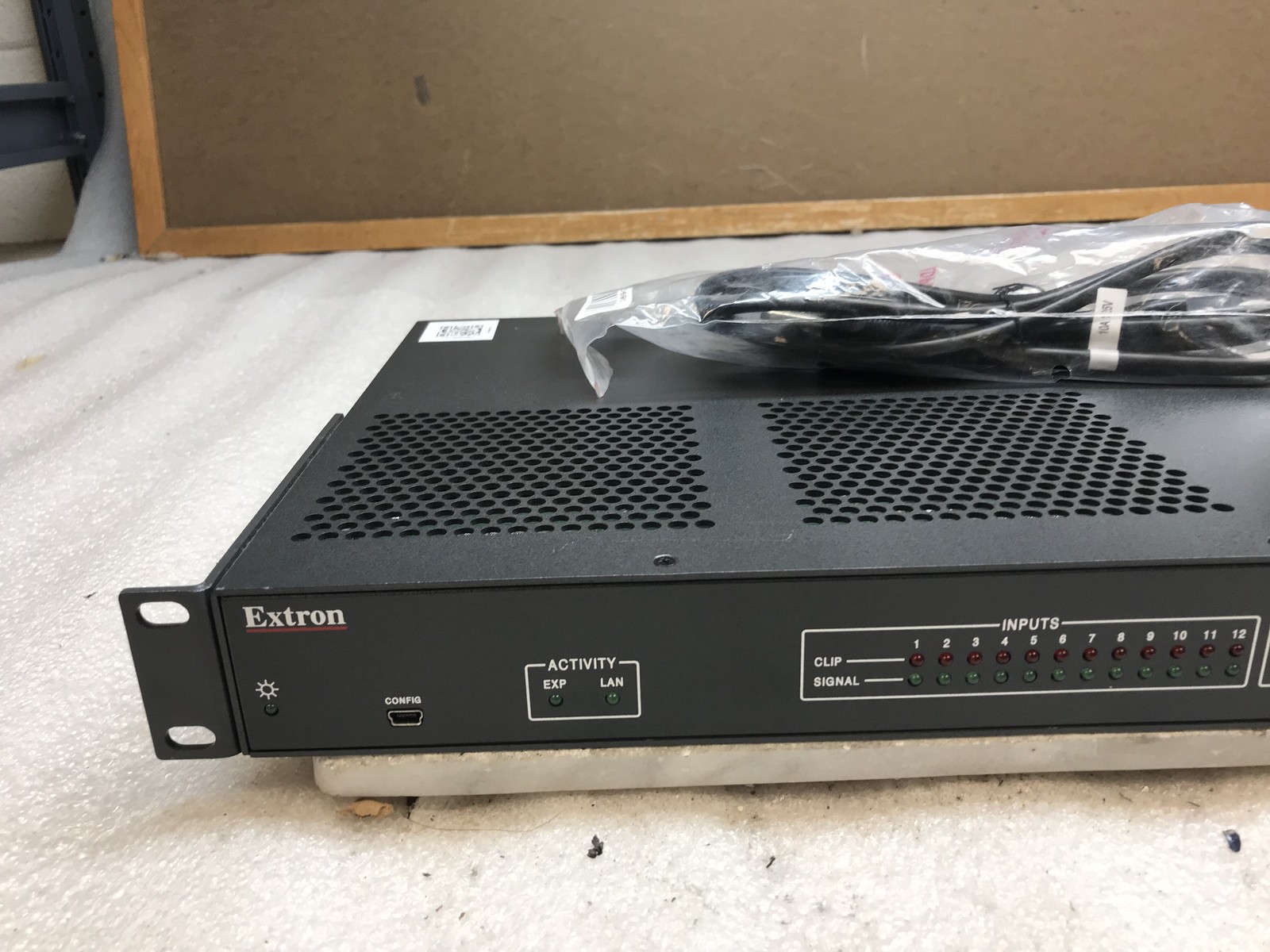 Extron DMP 128 12x8 Audio Digital Signal Processor DSP Matrix w/ Power Cable