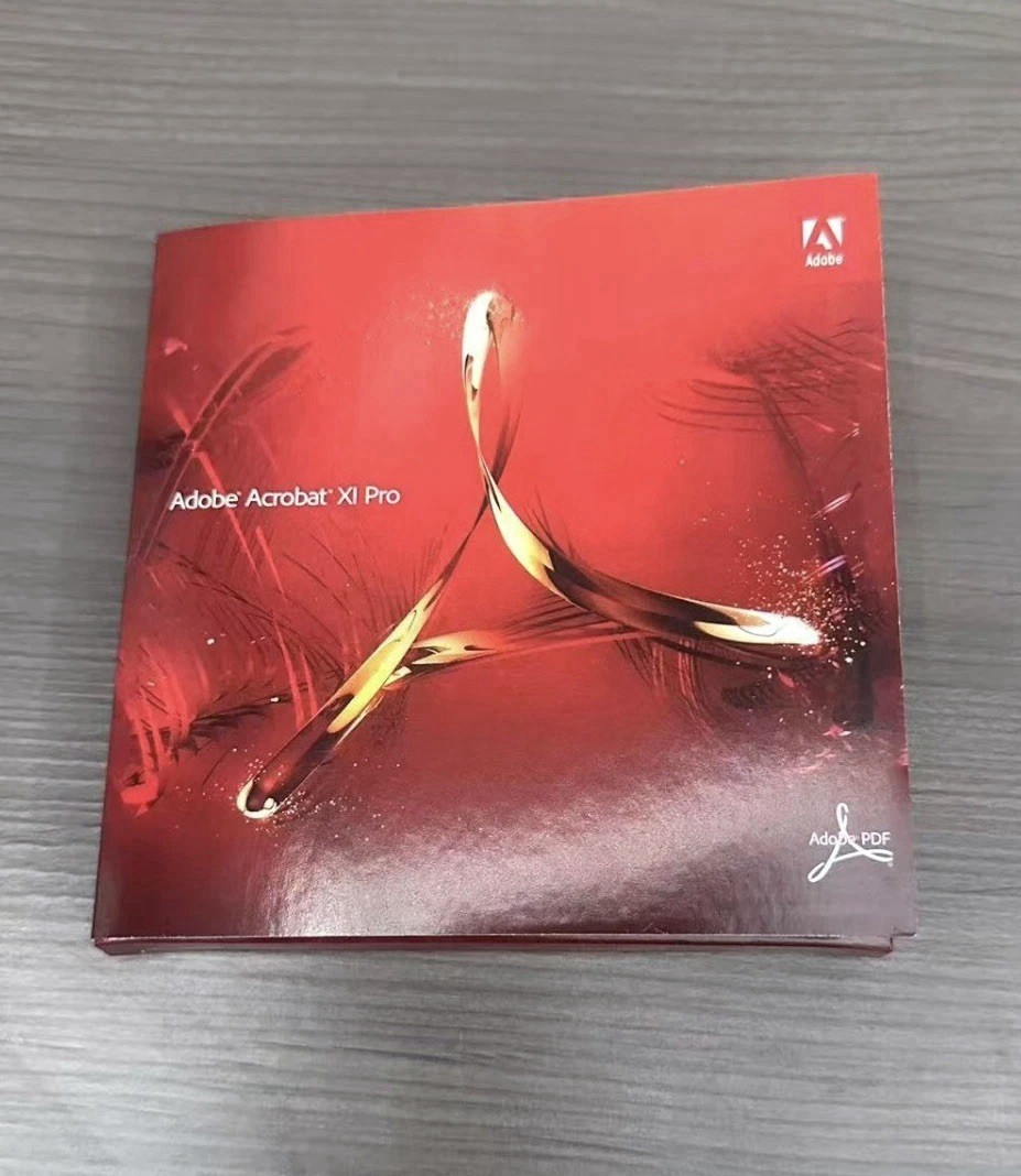 Adobe Acrobat XI Pro Full Version (For 2 PCs) Permanent Version for Windows DVD