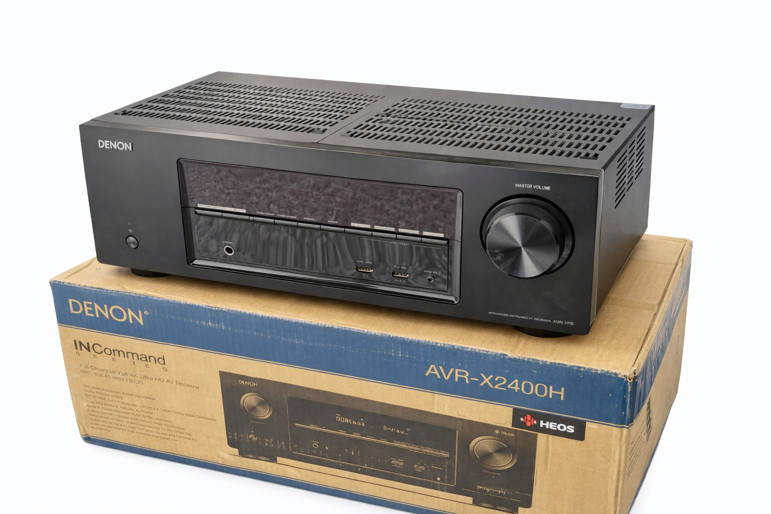 Denon AVR-X2400H Integrated Network 7.2 AV Receiver - Black - Great condition
