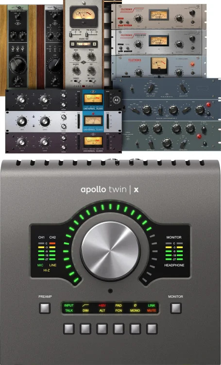 Universal Audio Apollo Twin X USB DUO Heritage Edition USB Audio Interface with