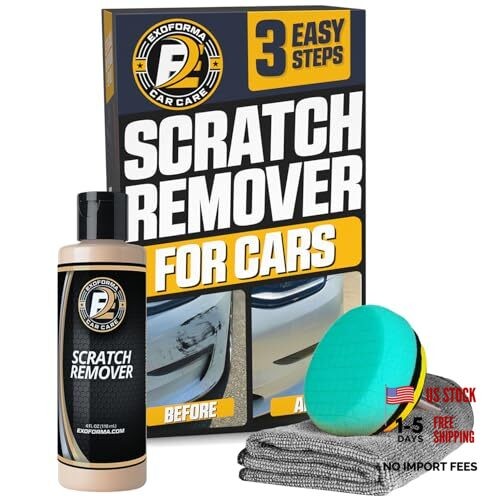 Car Scratch Remover Kit for Scratches & Swirls - Paint Correction System with