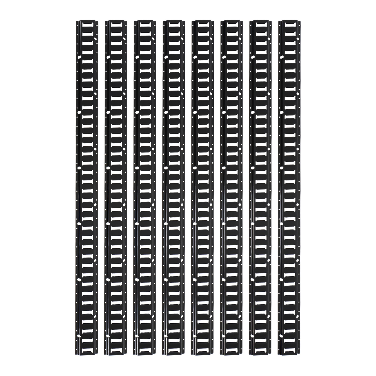 LABLT Heavy Loads Secure Cargo 8 Pcs 6' E Track Tie Down Enclosed Trailer Black