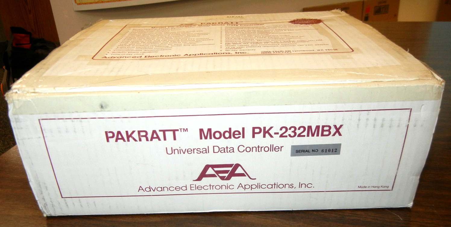 AEA PAKRATT Timewave PK-232MBX DSP Multi-Mode Data Controller Ham Radio TNC