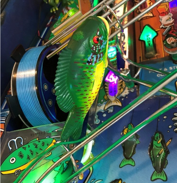Fish Tales FT Pinball Machine LARGE SUNFISH LED Mod