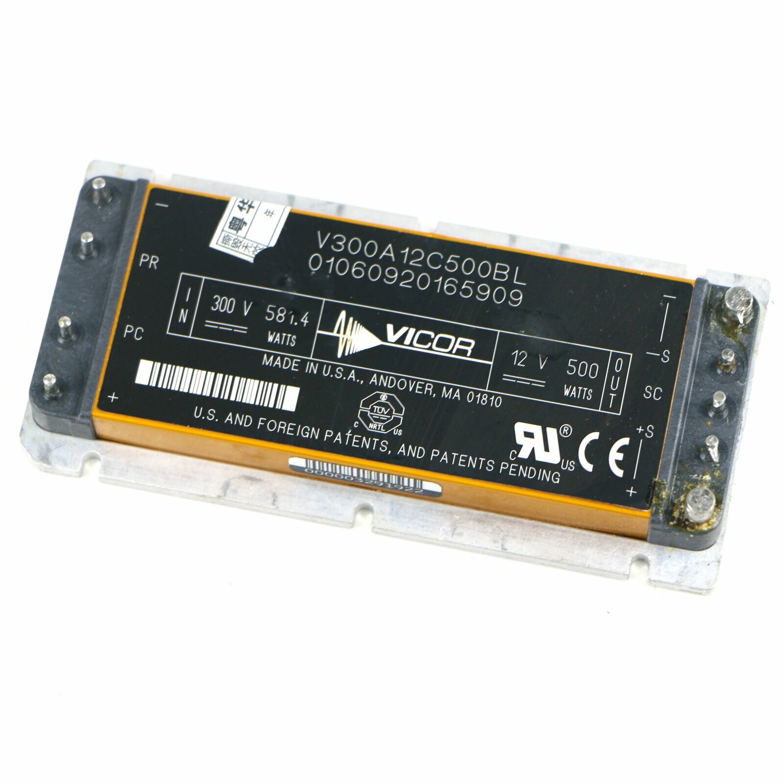 Used & Tested VICOR V300A12C500BL Power Supply Module