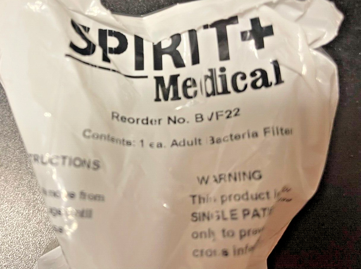 Sunset cpap Final Bacteria Filter  sealed  item #BF2200-1