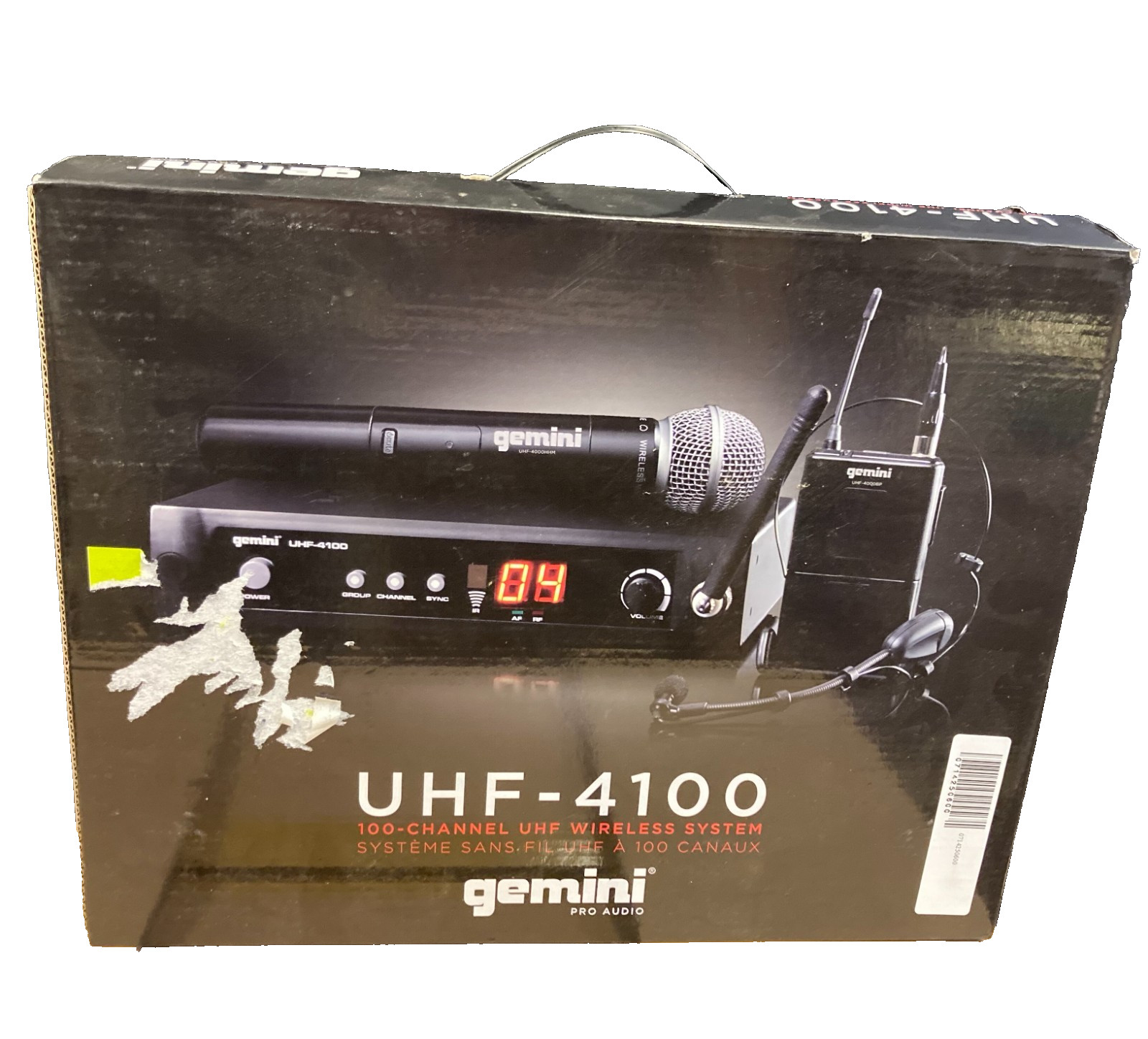NEW Gemini Pro Audio UHF-4100, 100-channel UHF Wireless System