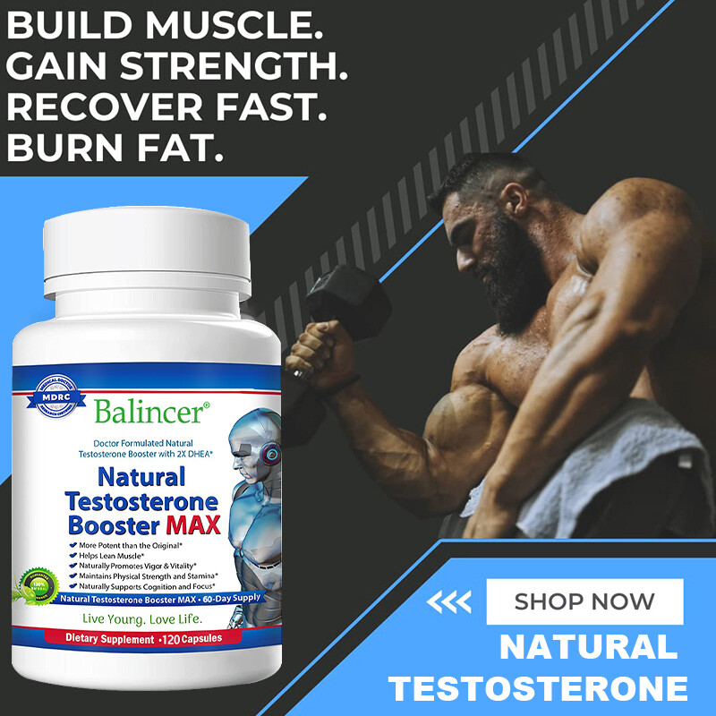 Natural Testosterone Booster Testosterone For Men, Boosts Vitality