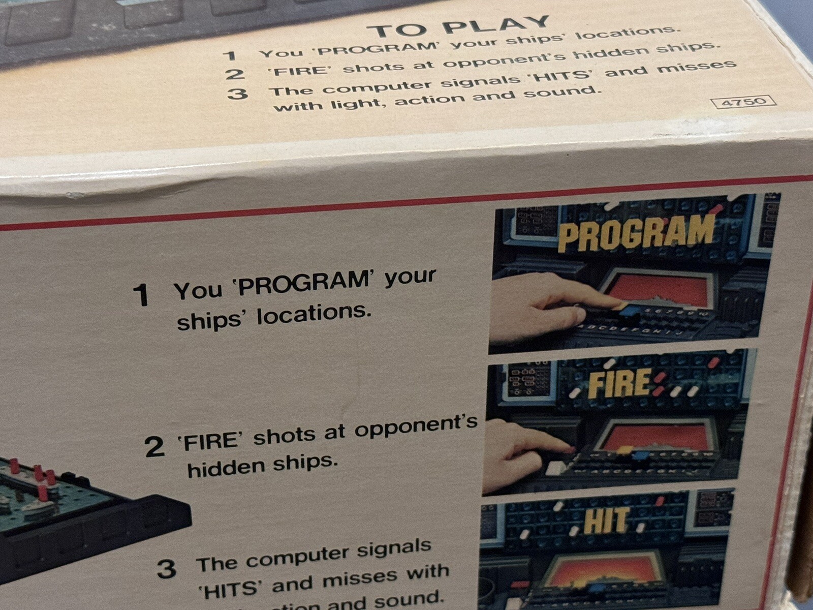 Vintage 1977 Milton Bradley Electronic Battleship Missing Instructions