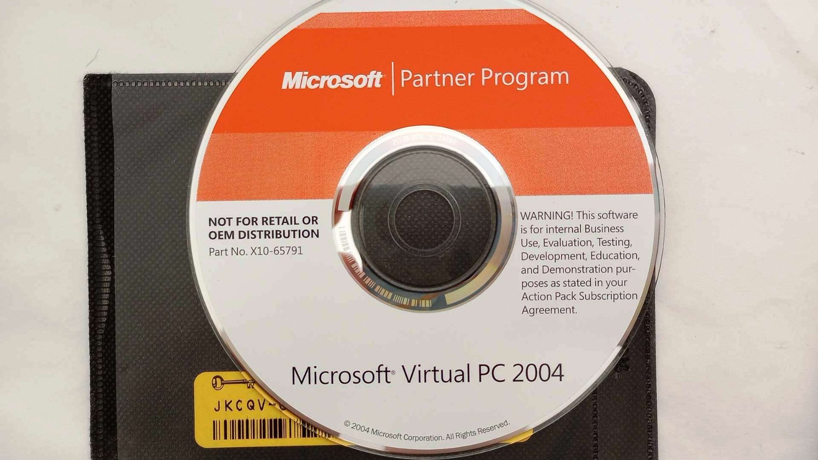 Microsoft Virtual PC 2004 Full Version w/ 5 Keys for 5 PCs