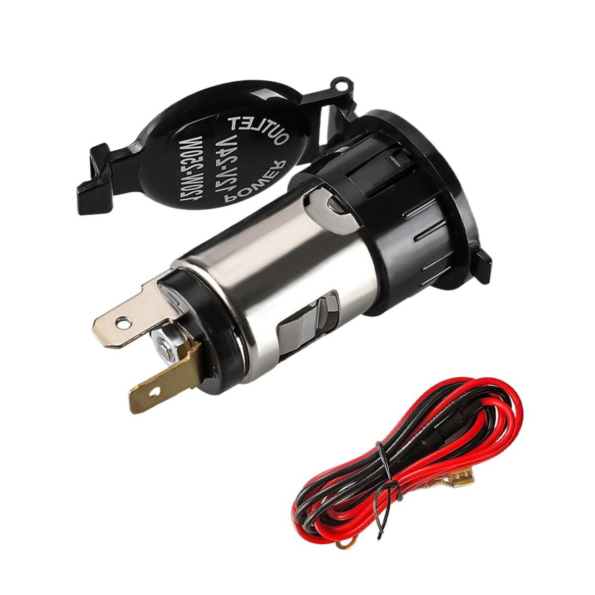 Wevdn Car Cigarette Lighter Socket, 12V/24V Automotive Lighter...