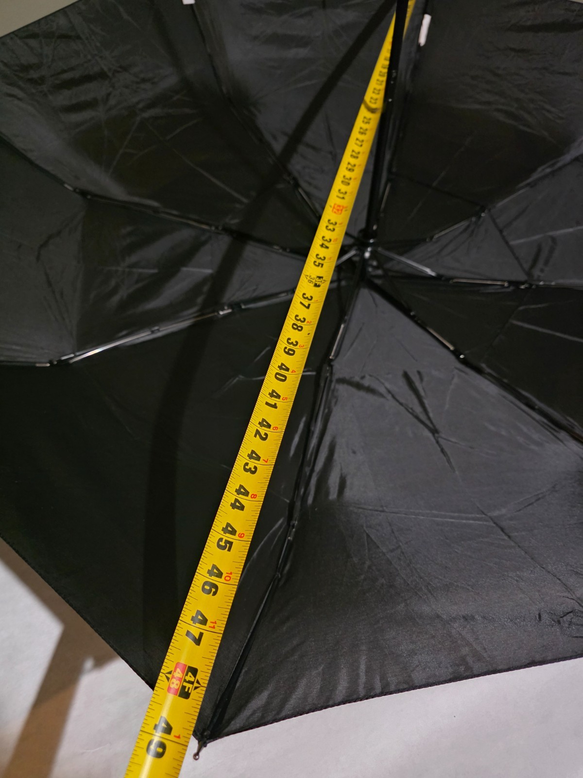 ShedRain VORTEX Auto Open Auto Close 47" Compact Umbrella Black