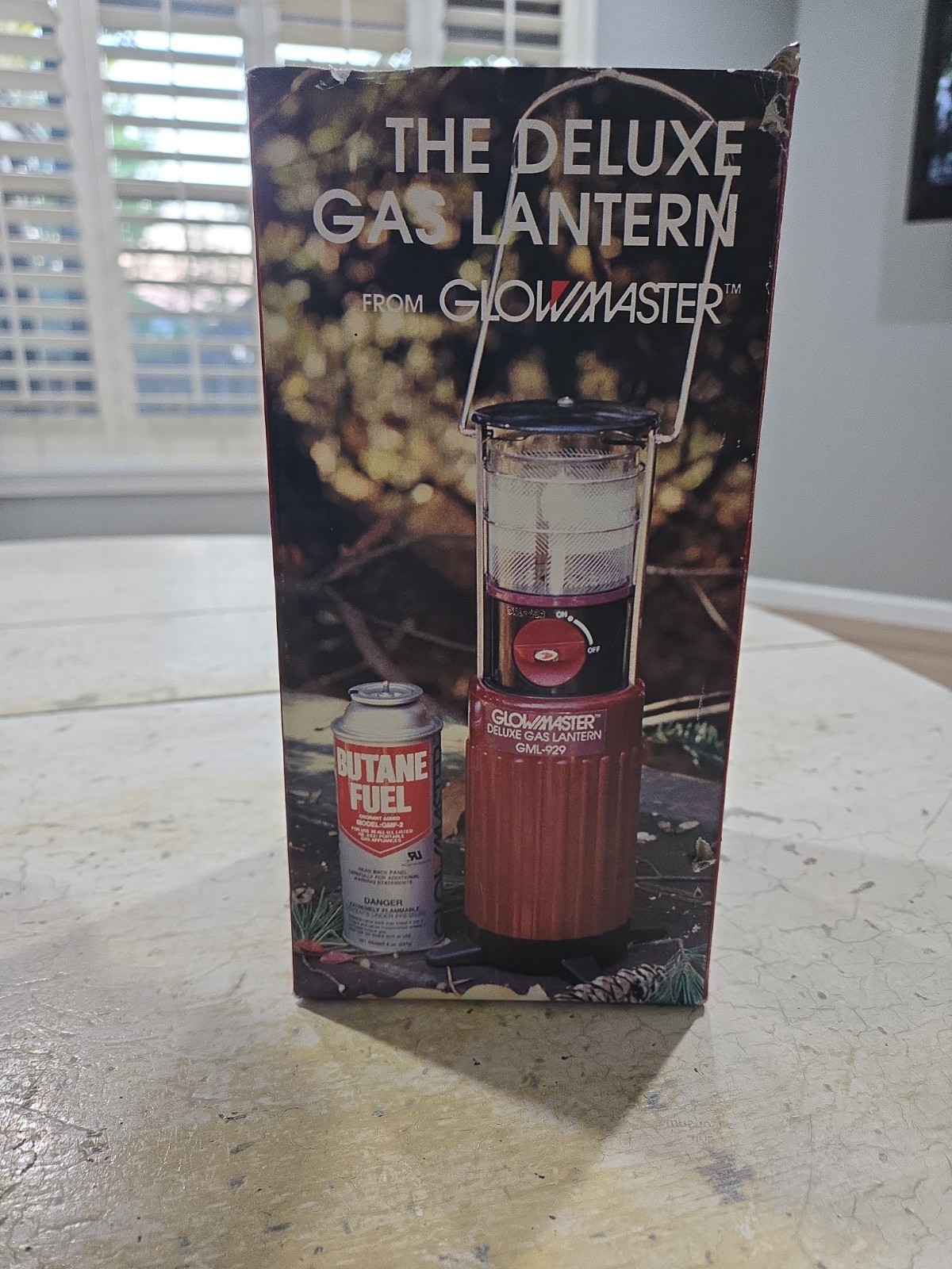 Glowmaster Deluxe Gas Lantern GML-929 Red