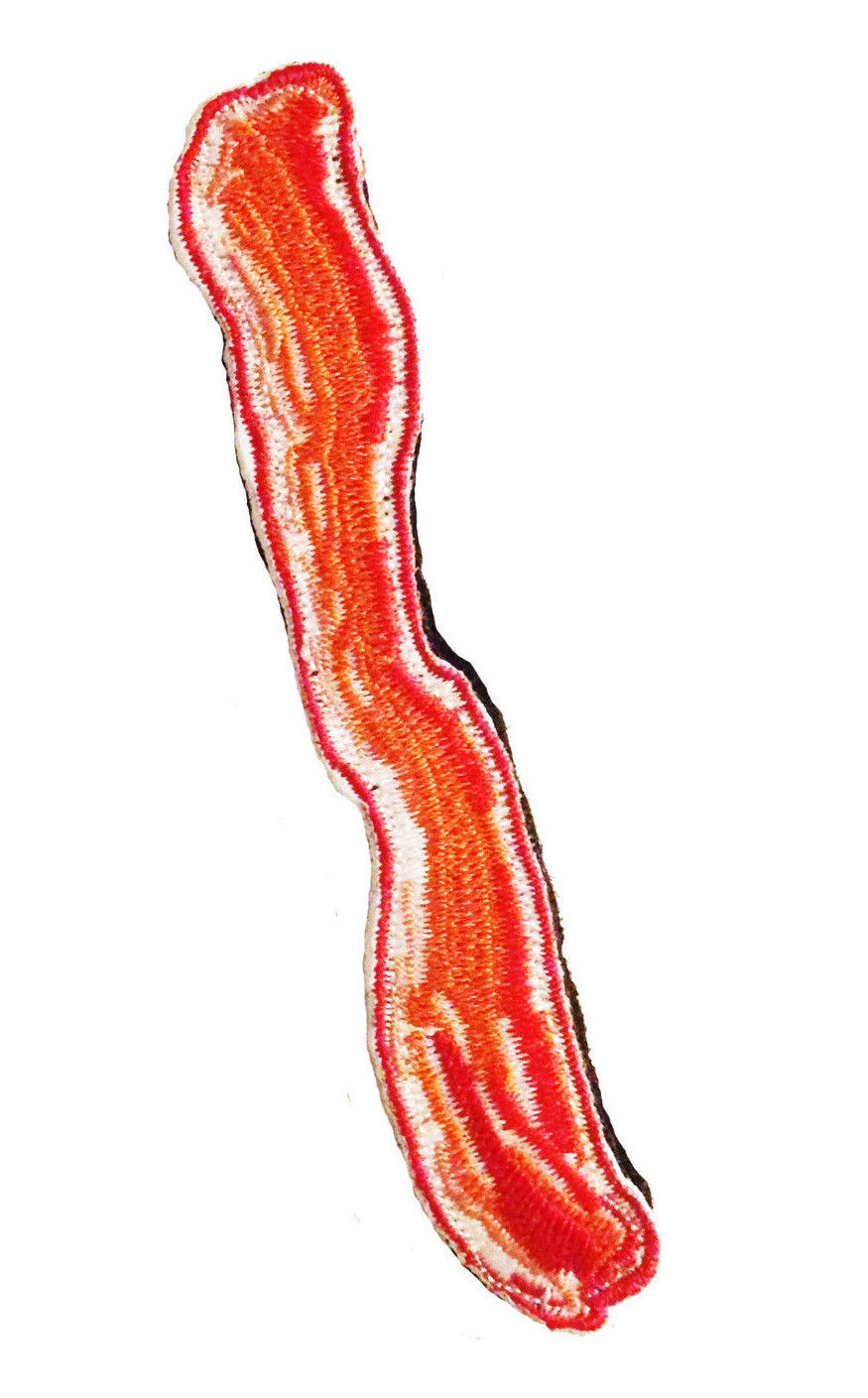 Tactical military pork Bacon Strip Hook/loop Morale 4"x1" uniform US made patch