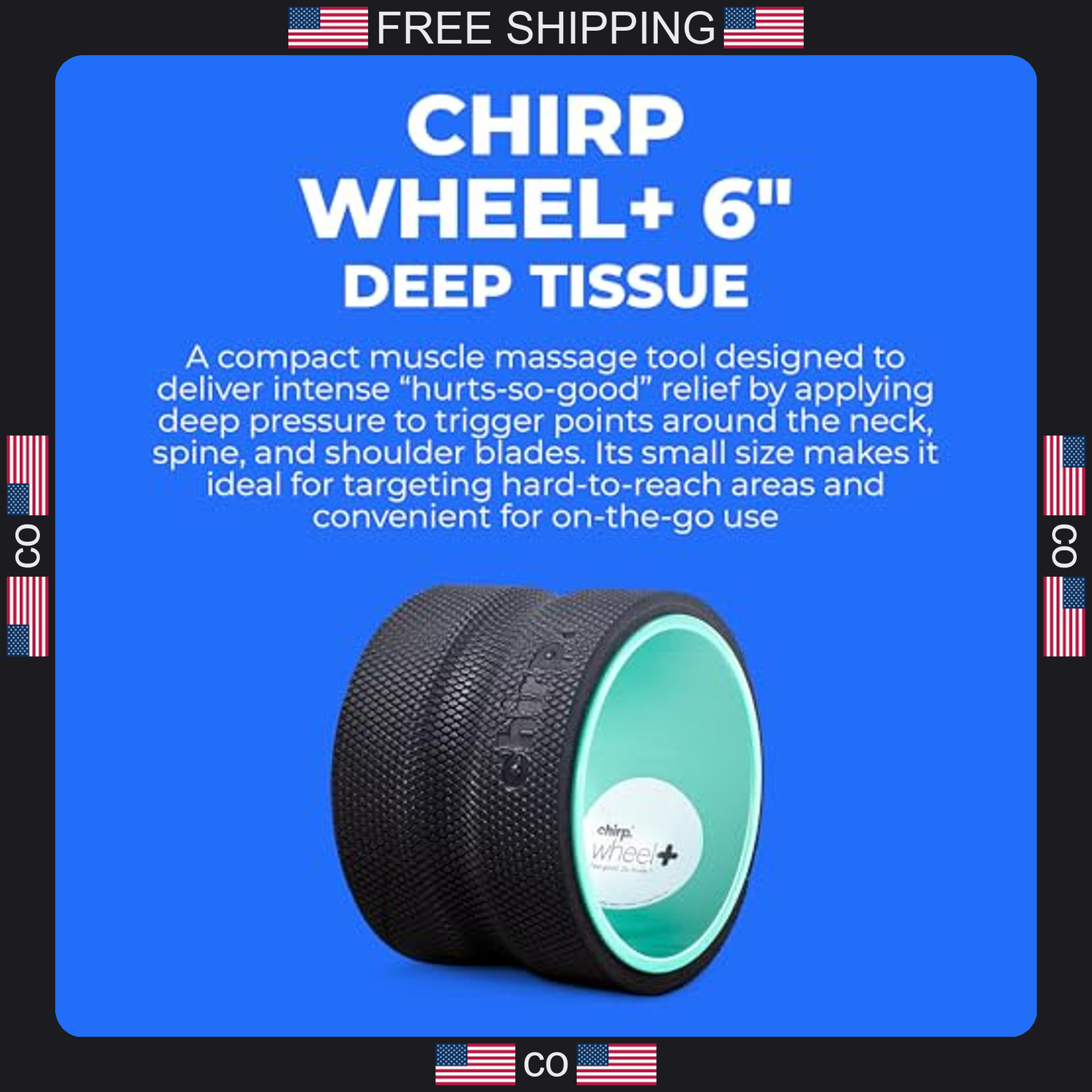 Foam Roller Deep Tissue Massage for Back and Muscle Relief