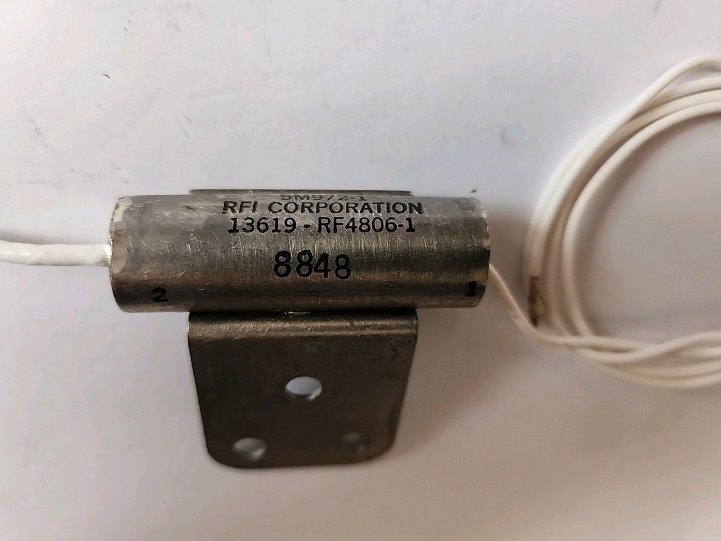 RFI CORP Radio Frequency Filter PN RF4806-1, NSN 5915-00-400-6175, NOS.