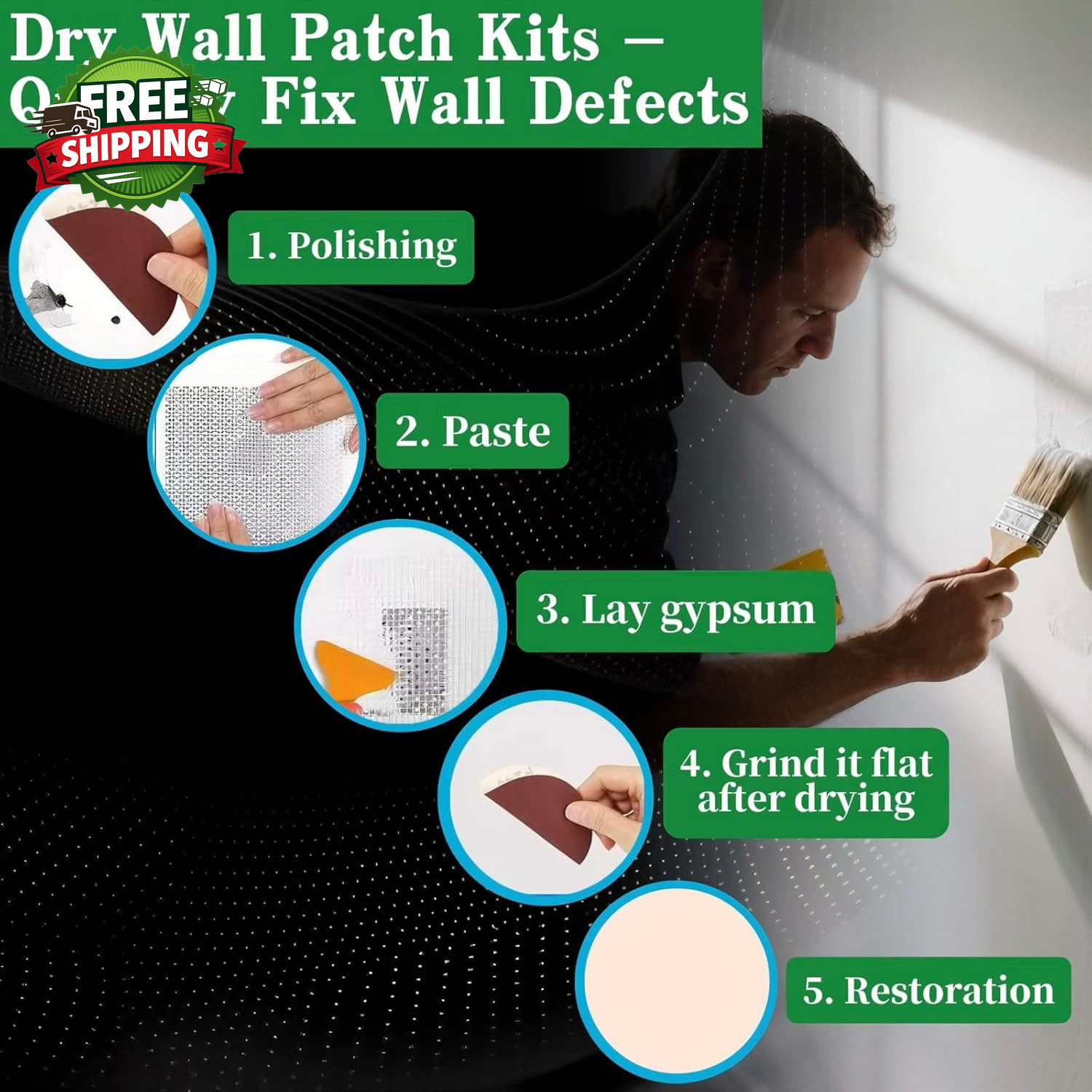 Drywall Patch Kit Wall Patch Kit Drywall Hole Patch