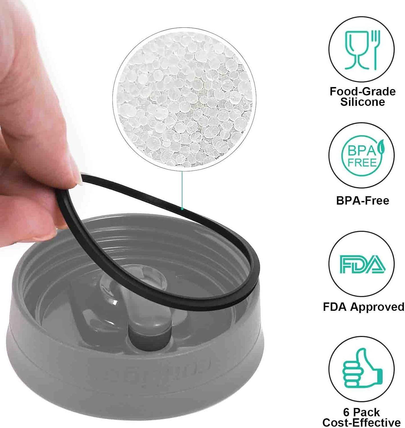 MLKSI Seal Replacement and Rubber Stopper for M, 5*