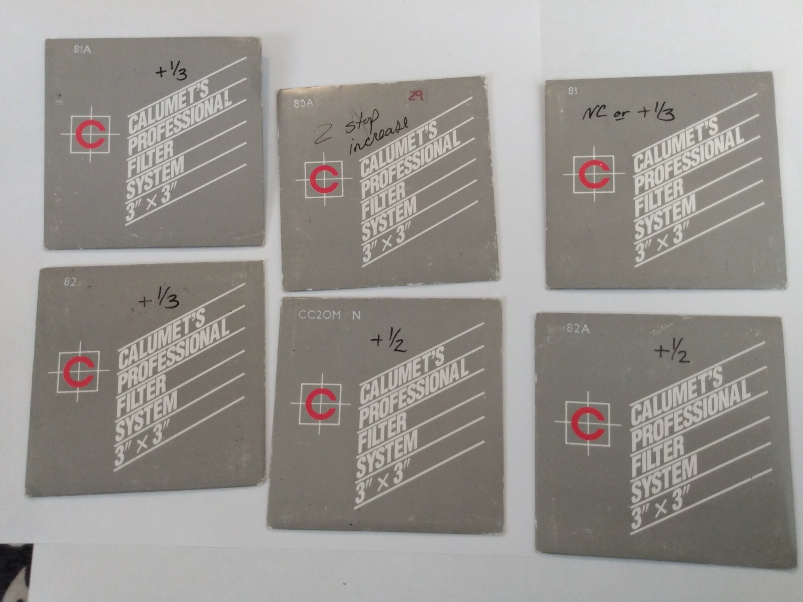 Calumet Pro 3x3" Lot of 6 Filters