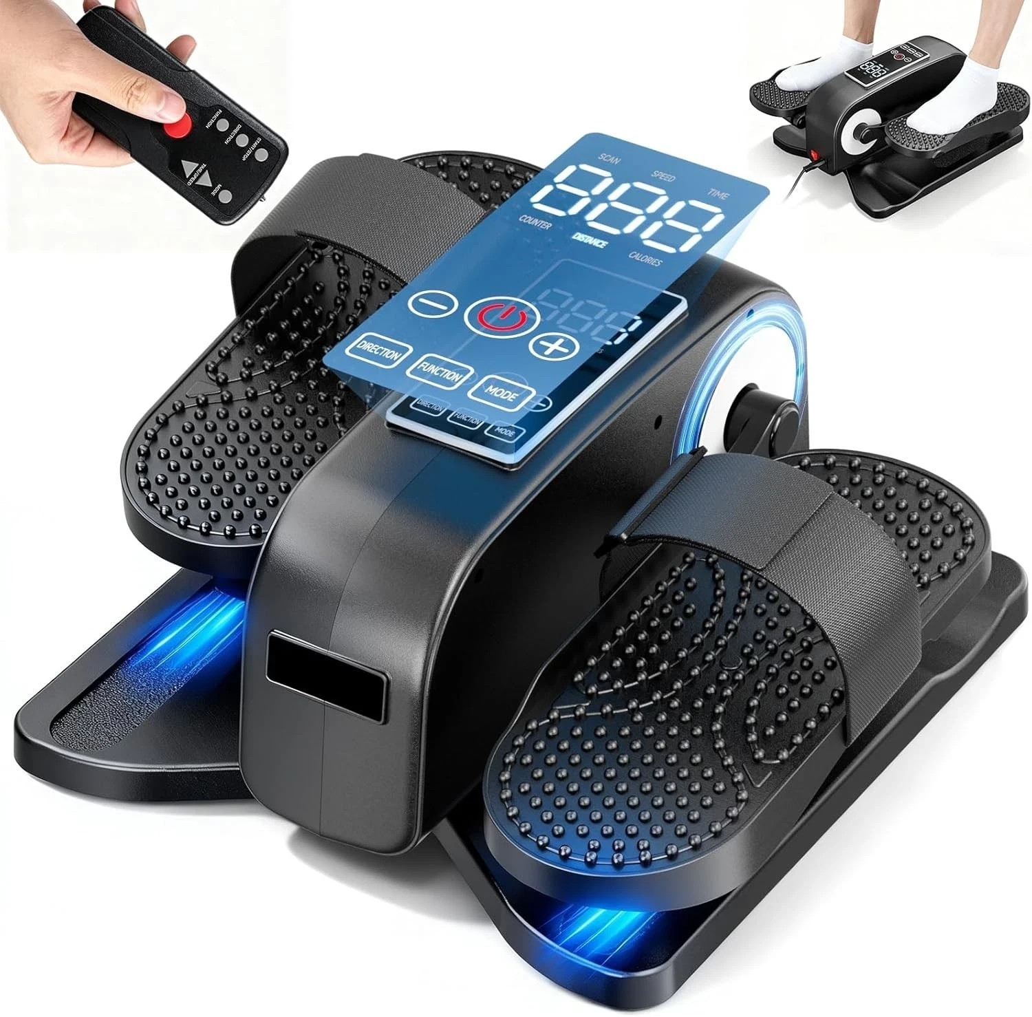 Ellipse Leg Exerciser as Seen on TV, Under Desk Elliptical Machine, Seated Ex