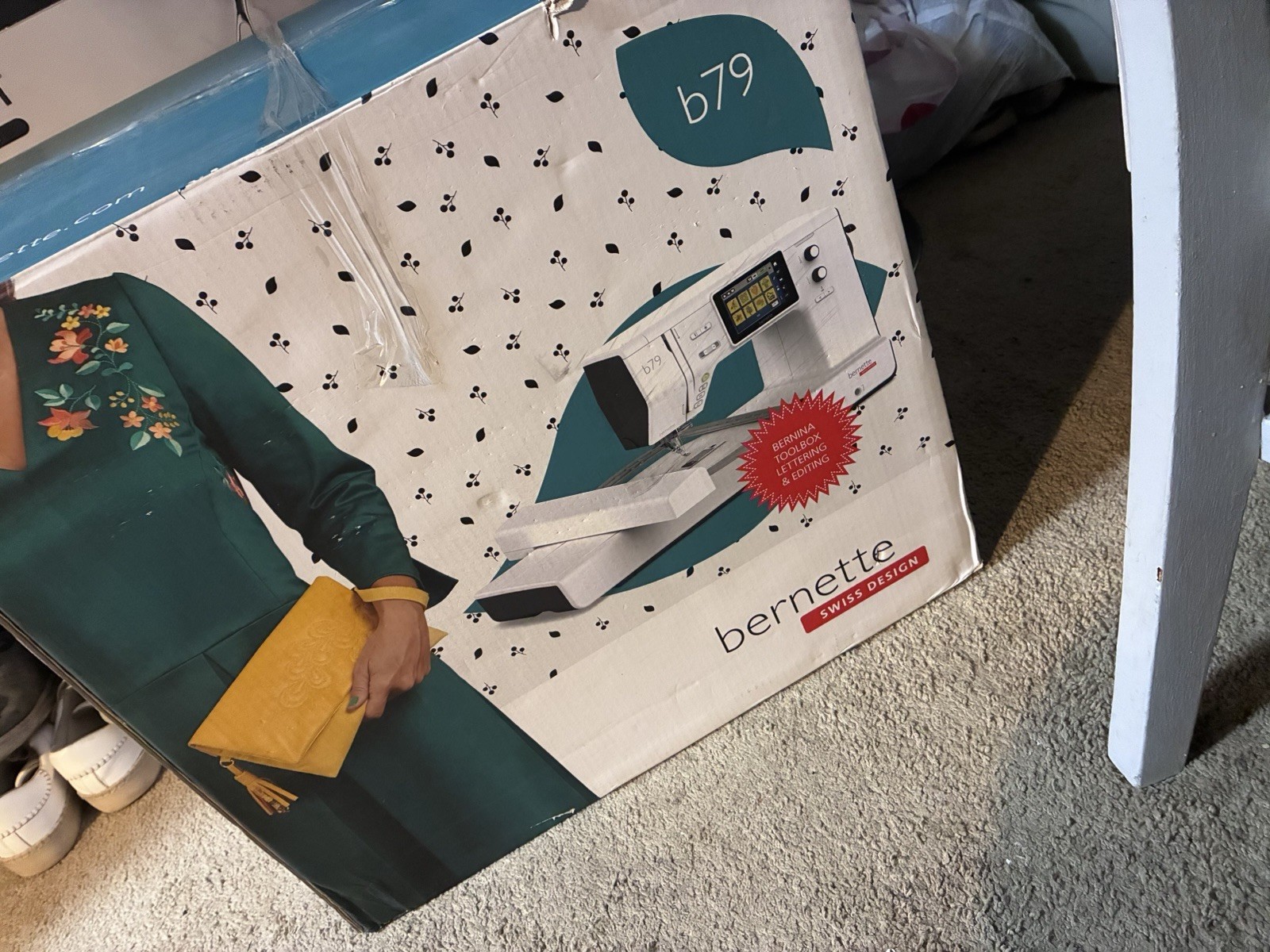 bernette b79 Computerized Sewing/Embroidery Combo Machine Portable Free Arm
