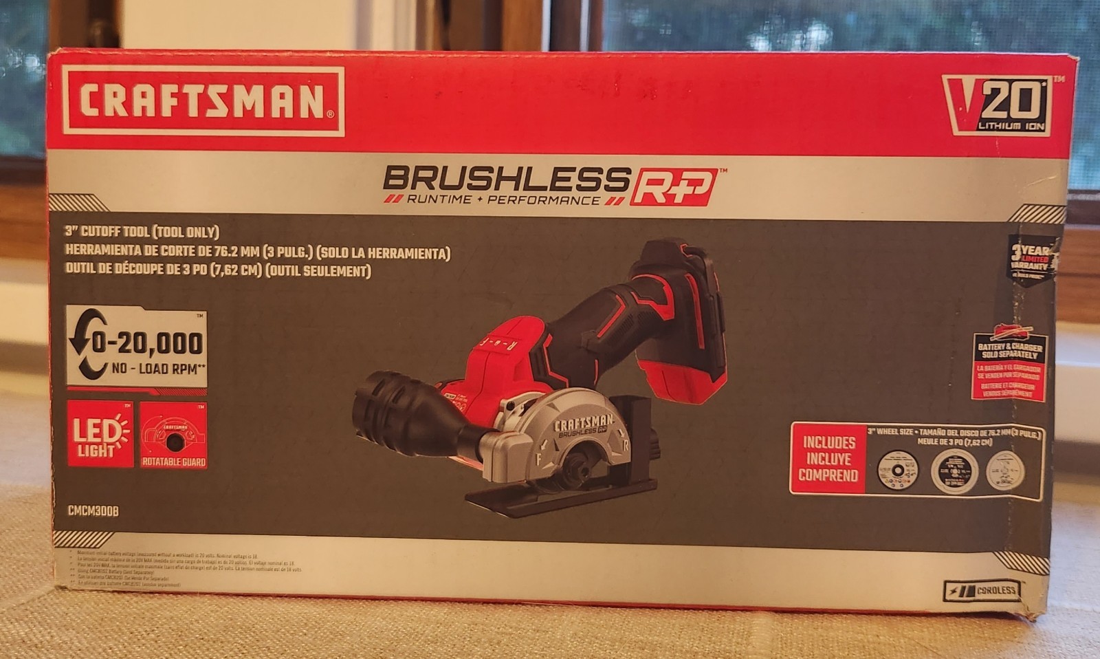 ⭐️NEW⭐️ Craftsman V20 Brushless RP 3" Cut-Off Tool CMCM300B