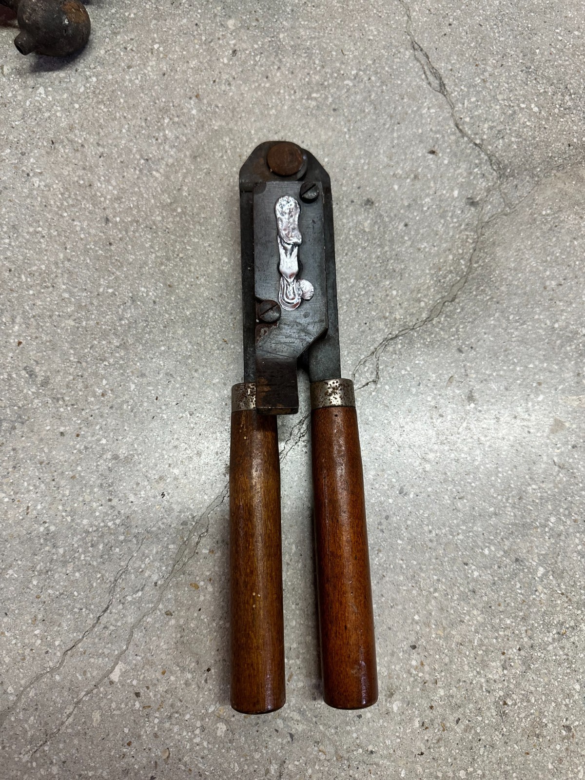 VINTAGE Bullet Mold Casting Tool Set Lead Ladles Dipper .45