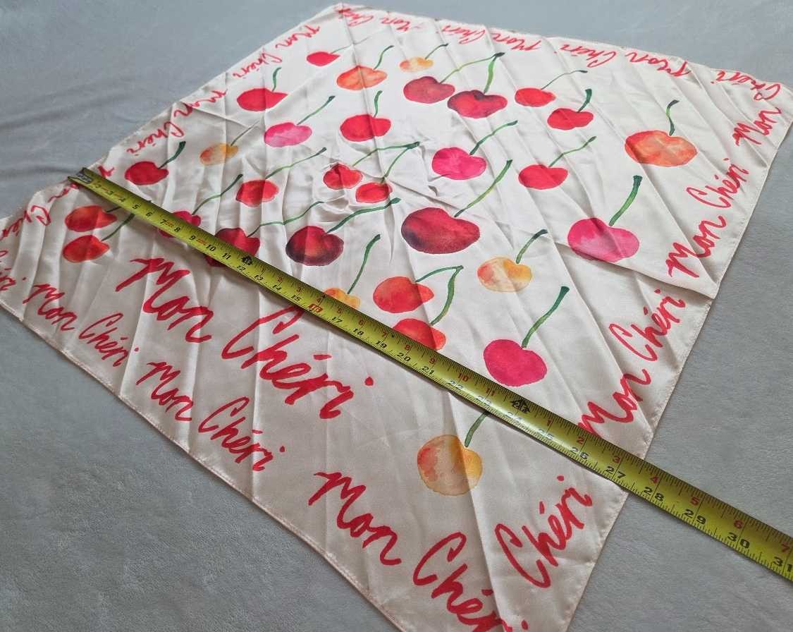 New Anthropologie Mon Cherie cherries cherry scarf