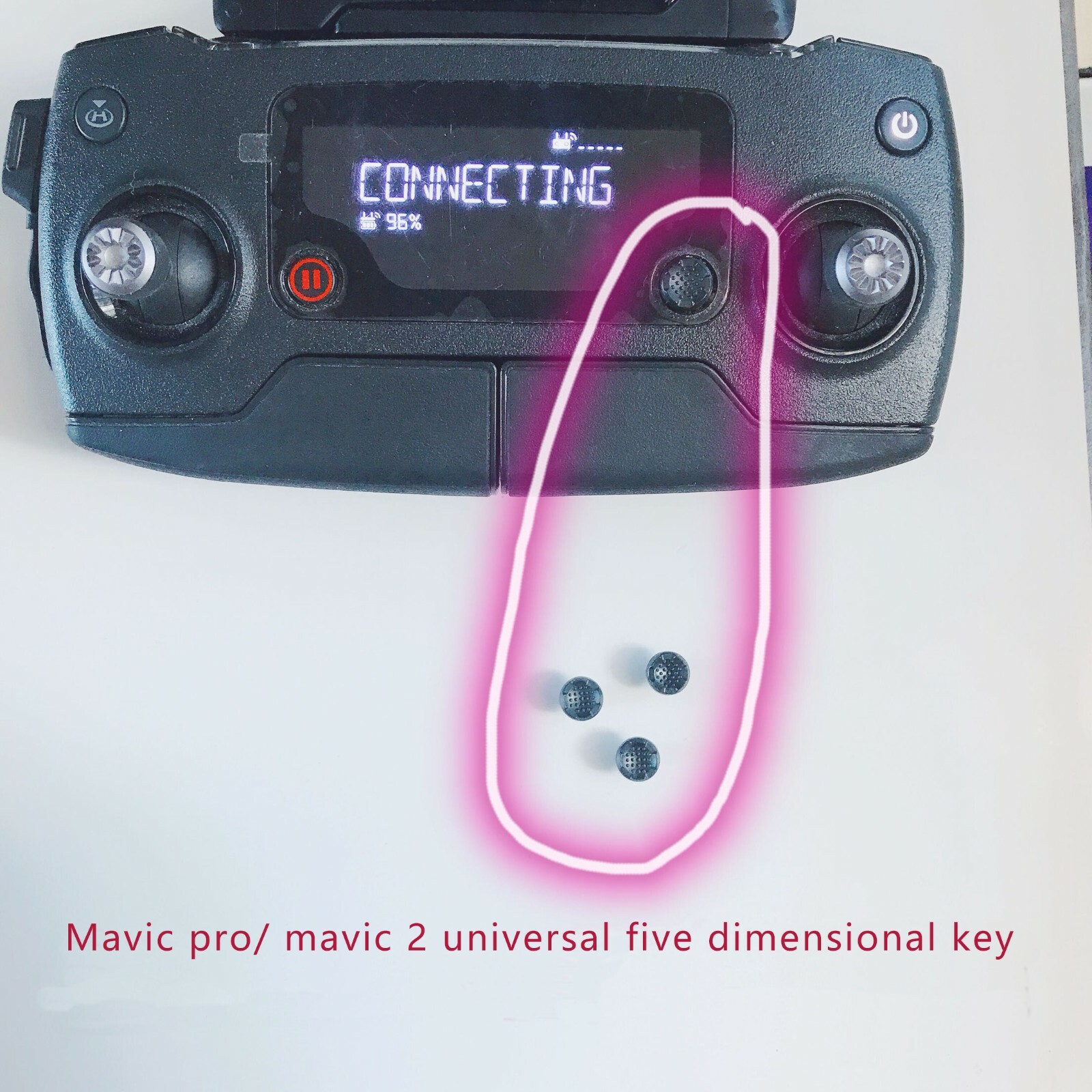 DJI mavic Pro remote control 5D mavic 2 zoom 5D key button  keying bumper