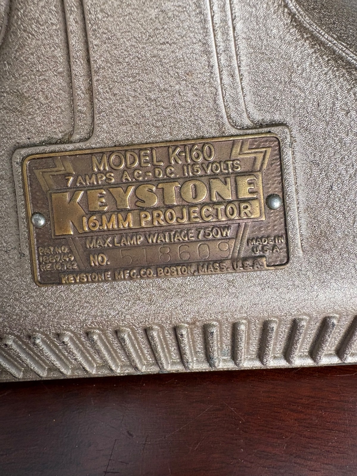 Vintage Keystone 1950  16mm Film Projector