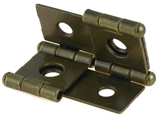 Double Acting Folding Screen Hinge For 3/4" Panel - Antique Brass