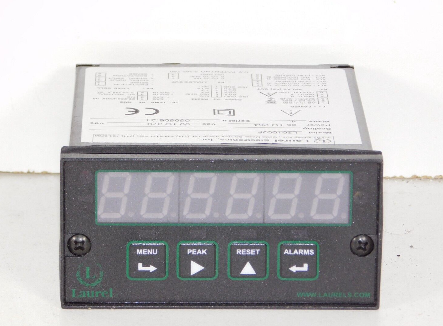 New Laurel L20100JF DPM Digital Panel Process Meter Temperature Controller Unit