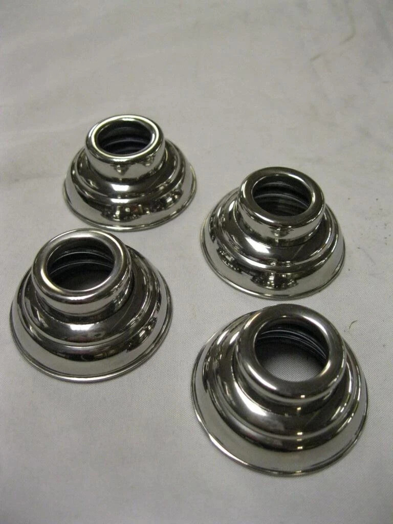 1938 - 1947 Ford Pickup Truck Stainless Door Handle & Crank Escutcheons Set of 4