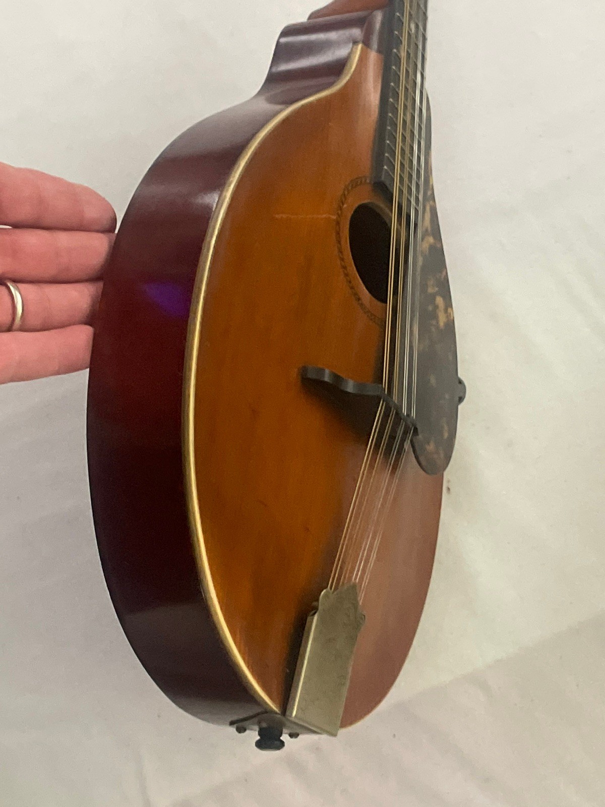 The Gibson 1917 Model A 8 String Mandolin & Case All Original Sounds Great !