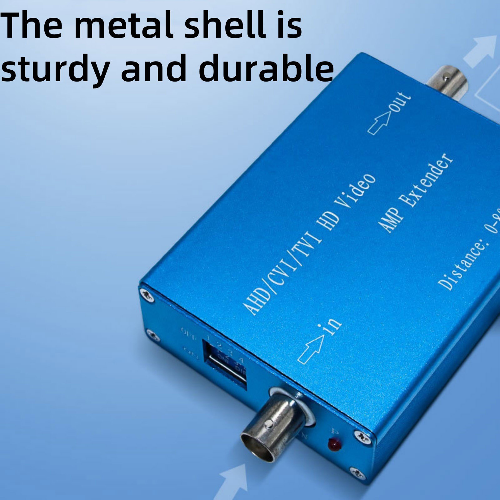 1pc Coaxial Cable AHD/TVI/CVI/CVBS 1080P Video Amplifier Extends for CCTV System